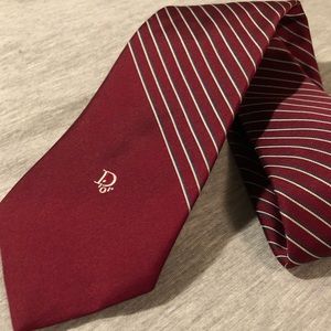 Vintage Christian Dior Striped Tie